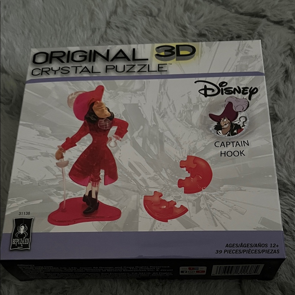 Disney Red Captain Hook 3D Puzzle